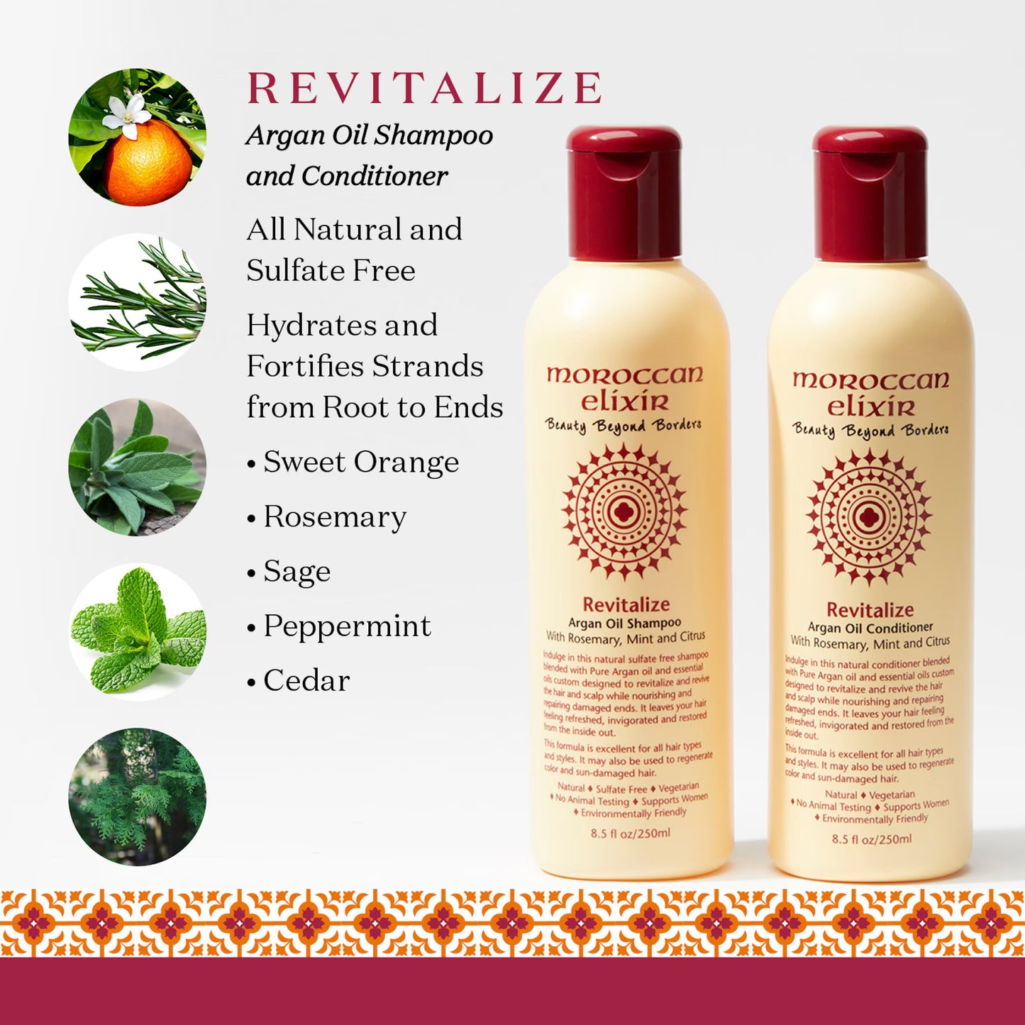REVITALIZE Argan Oil Shampoo & Conditioner