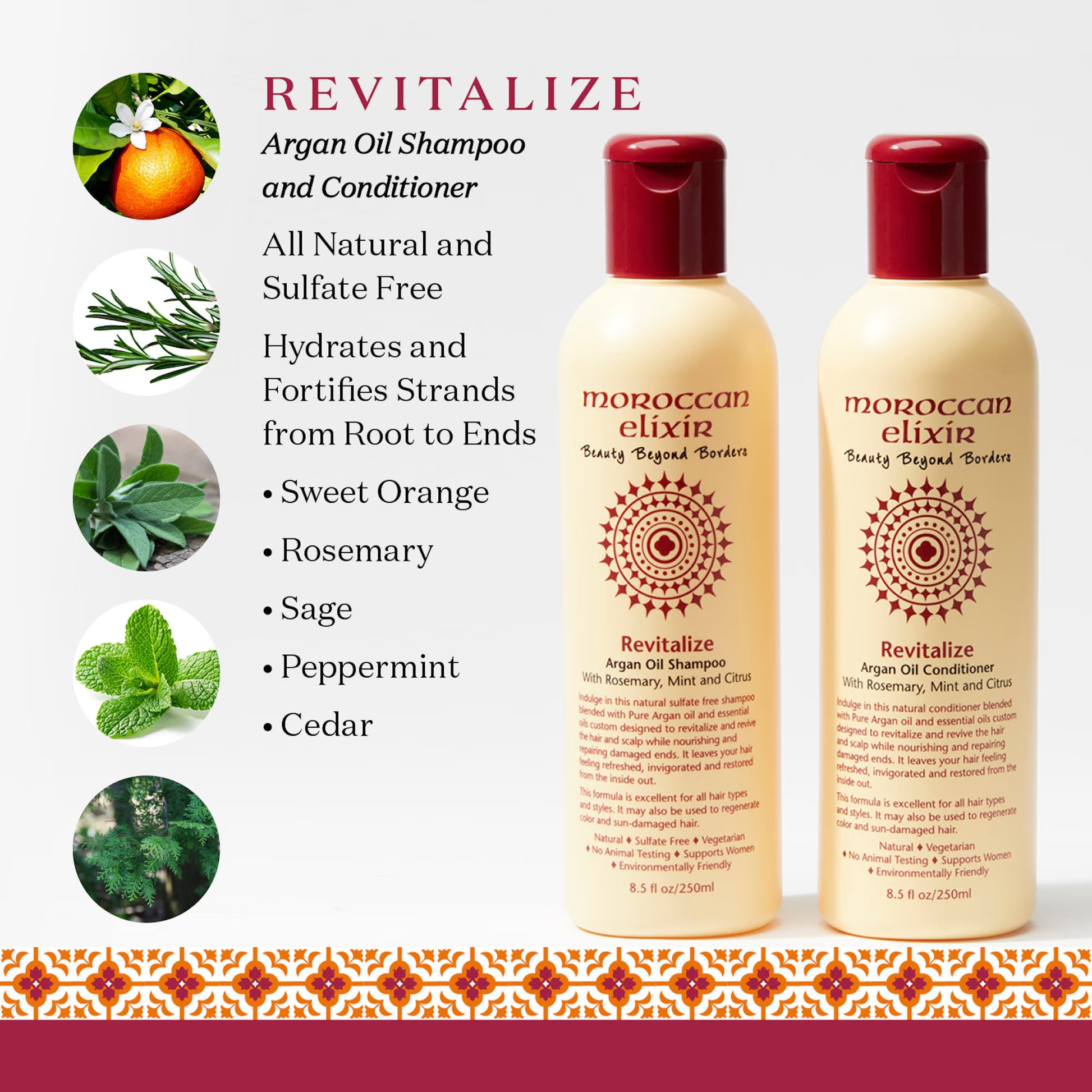 REVITALIZE Argan Oil Shampoo & Conditioner