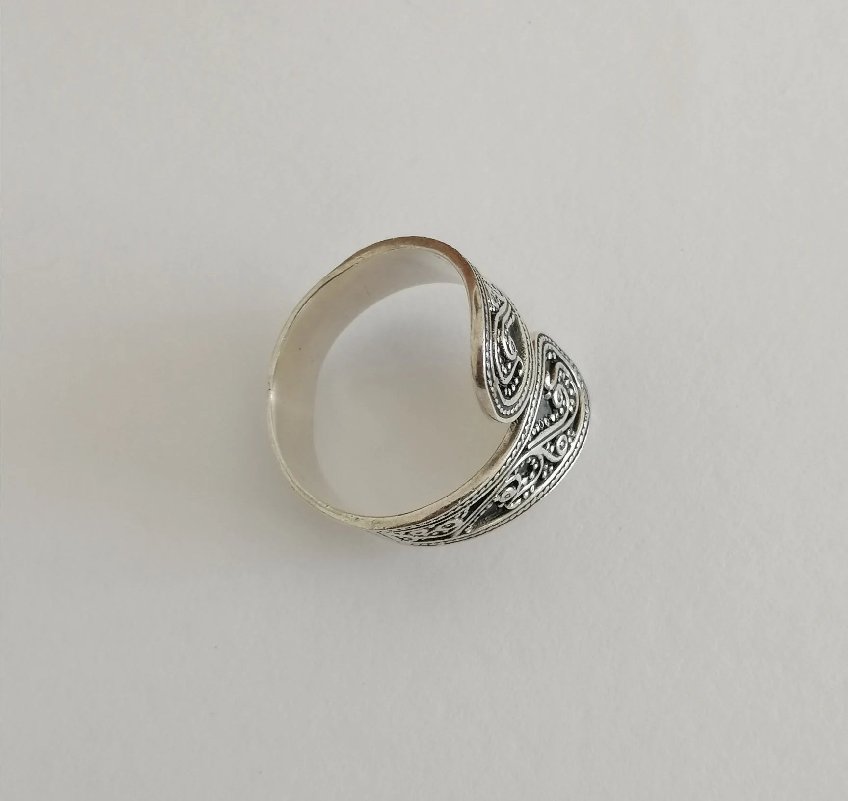 Sterling Silver Filigree Wrap Ring