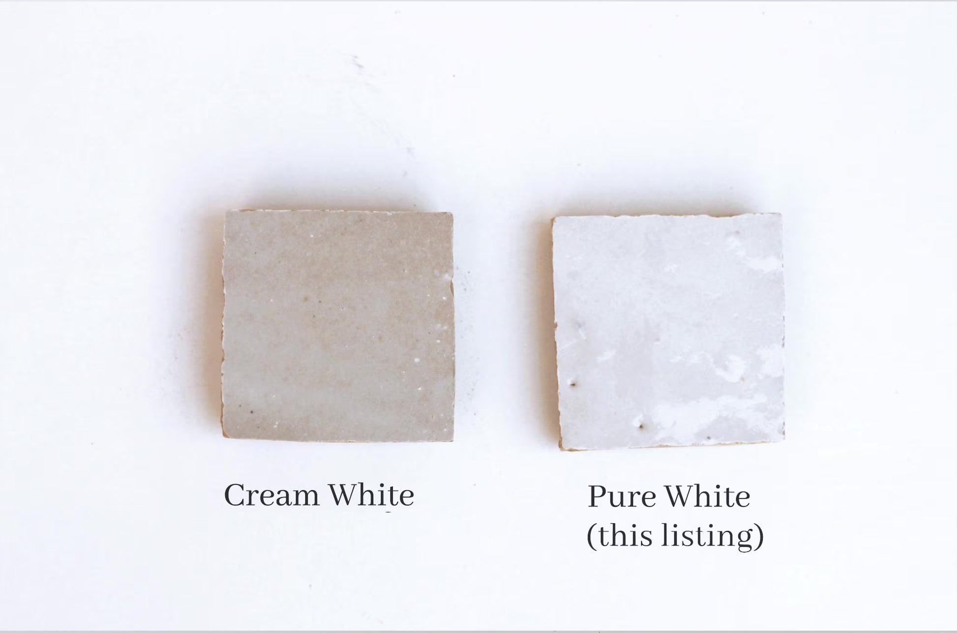 1 Square Foot Zellige Tile White Moroccan Handmade White Tiles Kitchen Tile Backsplash Tile Bathroom Moroccan Tile White Zellige Tile 4X4