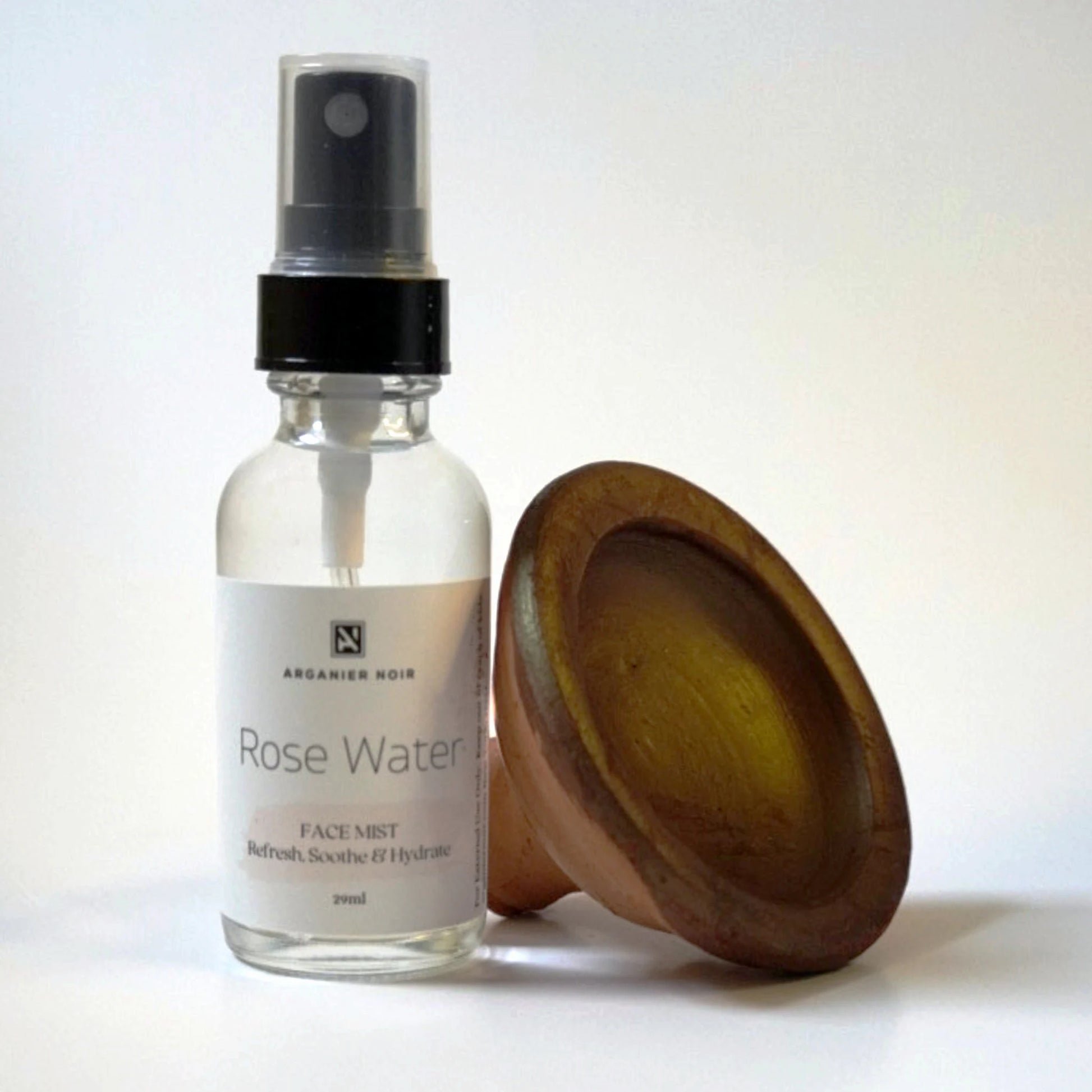 Aker Fassi Clay Pot Set Lip + Rose Water