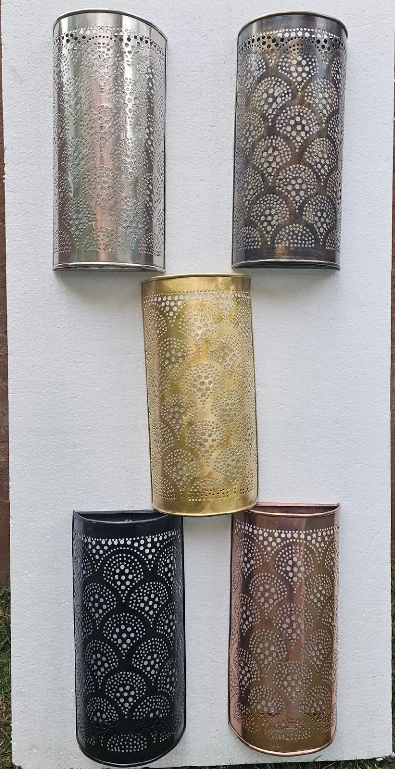 Moroccan Brass Wall Sconce, Brass Wall Lamp
