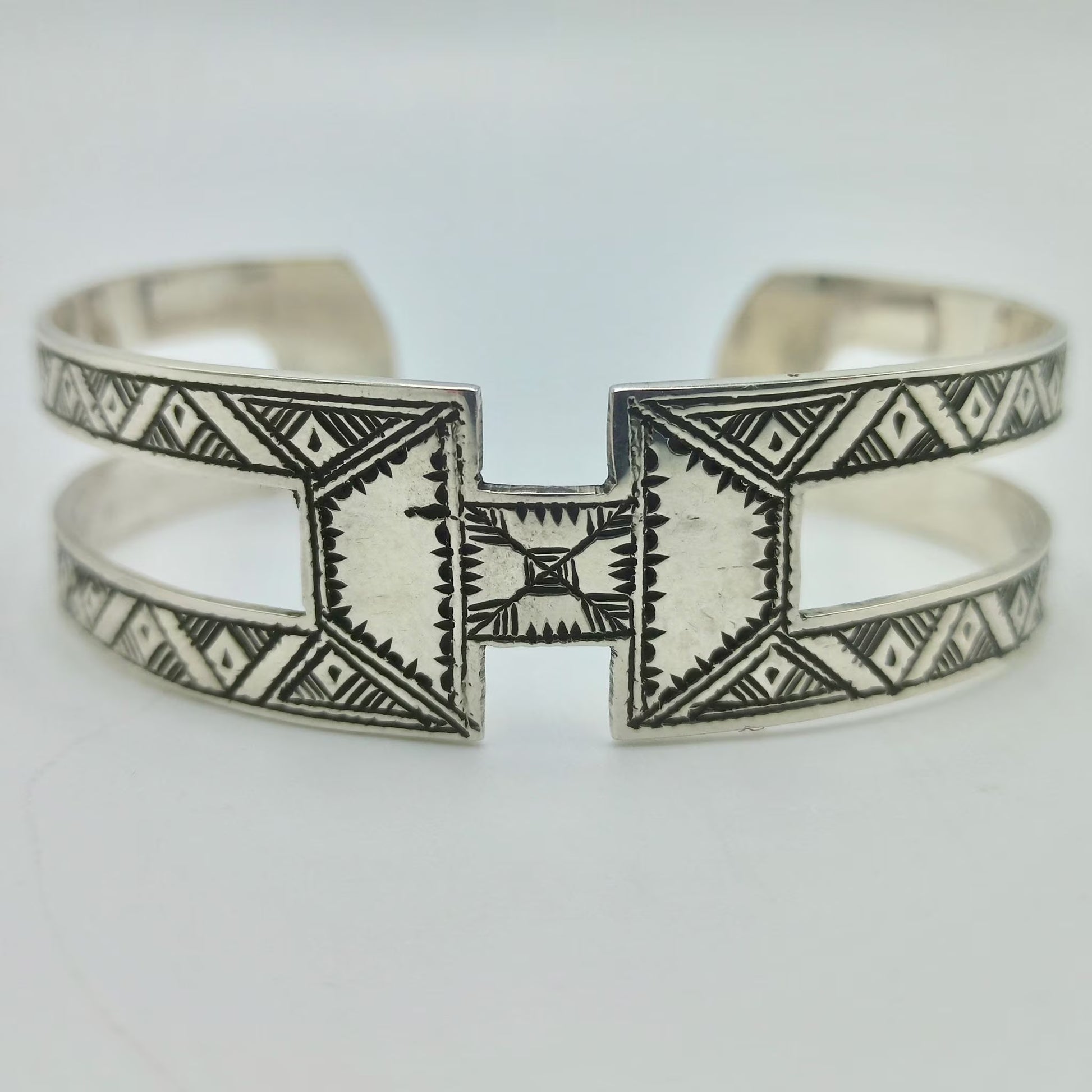 Bangle Bracelet 925 Sterling Silver Open Charm, Fine Jewelry Cuff Bracelet, Handmade Bracelet, Perfect for Any Occasion