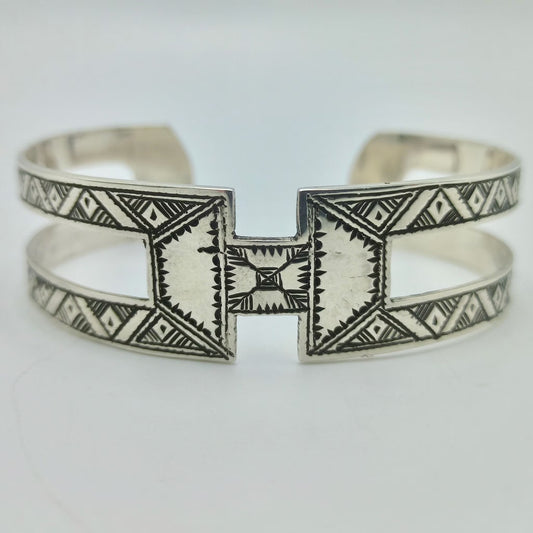 Bangle Bracelet 925 Sterling Silver Open Charm, Fine Jewelry Cuff Bracelet, Handmade Bracelet, Perfect for Any Occasion