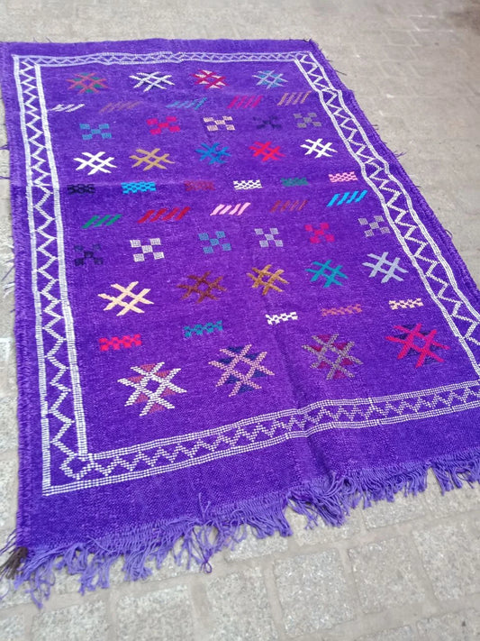 Moroccan Berber Rug. Handmade Berber Rug.Berber Kilim . Authentic Azilal. Sabra Rug. Boho Rug
