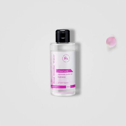 Rose Micellar Cleansing Water – Natural Makeup Remover & Hydrating Toner – Alcohol-Free, Vegan, for Sensitive Skin – 200Ml Face Cleanser