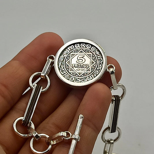 Silver Coin Bracelet, Ethnic Bracelet Jewelry, Silver Bracelet, Authentic Jewelry, Bohemian Bracelet, Bangle Coin Bracelet