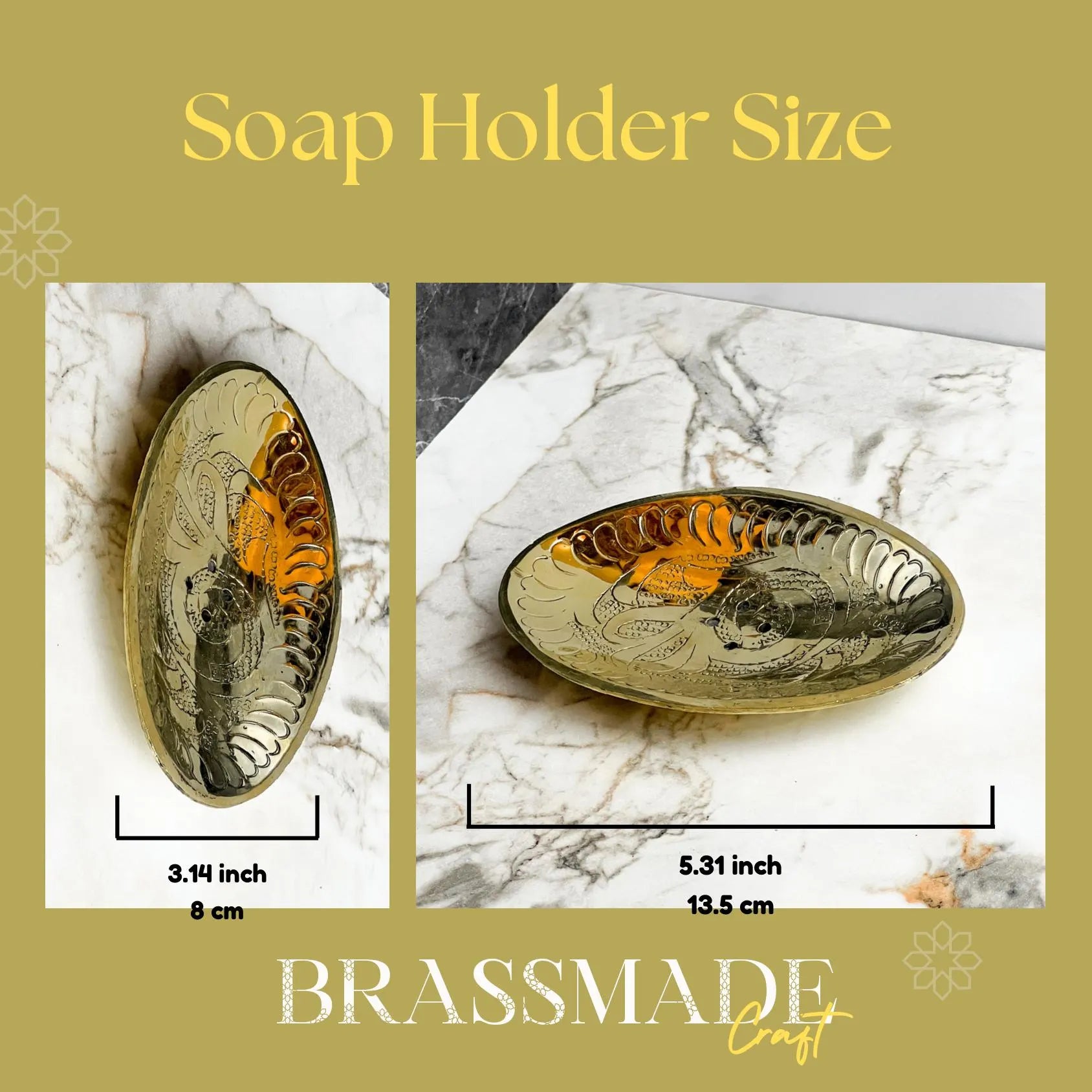 Handmade Unlacquered Brass Moroccan Soap Dispenser, Brass Bathroom Soap Dispenser Holder, Vintage Mounted Soap Dish, Mini Bathroom Soap Dish