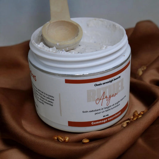 Ritual Box Argan Cream and Organic Scrub. Spa Gift Box for Her, Personal Care Box, Care Kit, Care Gift Box