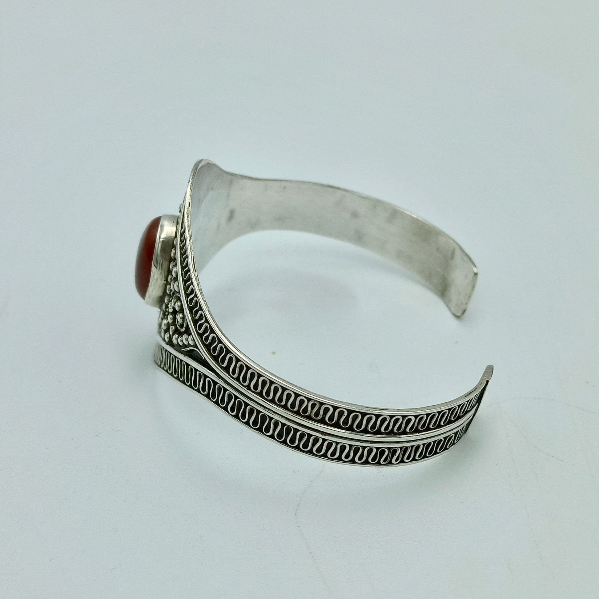 Sterling Silver Bracelet, Handcrafted Bracelet That Sets Your Style Ablaze - Perfect for Any Occasion