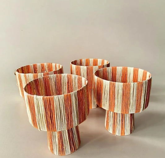 LAMP Raffia Natural Raffia Lamp, Raffia Lampshade, TABLE LAMPSHADES Moroccan Handmade in Rattan