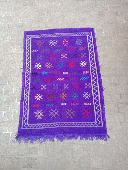 Moroccan Berber Rug. Handmade Berber Rug.Berber Kilim . Authentic Azilal. Sabra Rug. Boho Rug
