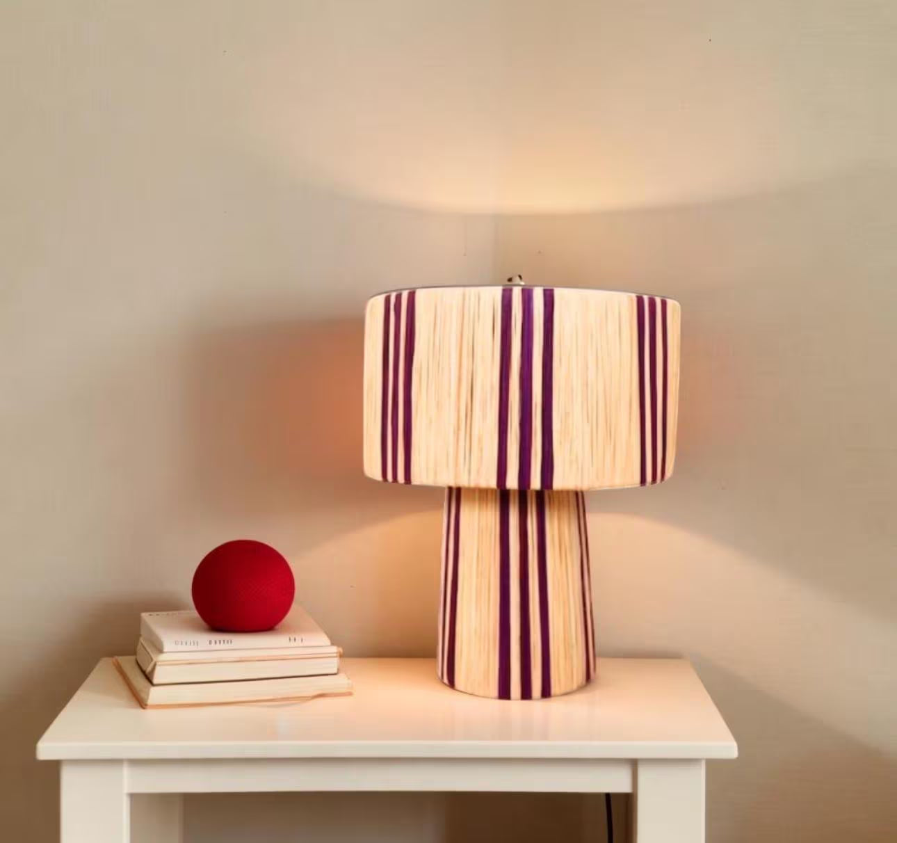 Raffia Lamp, Raffia Pendant Light ,Lamp Shade