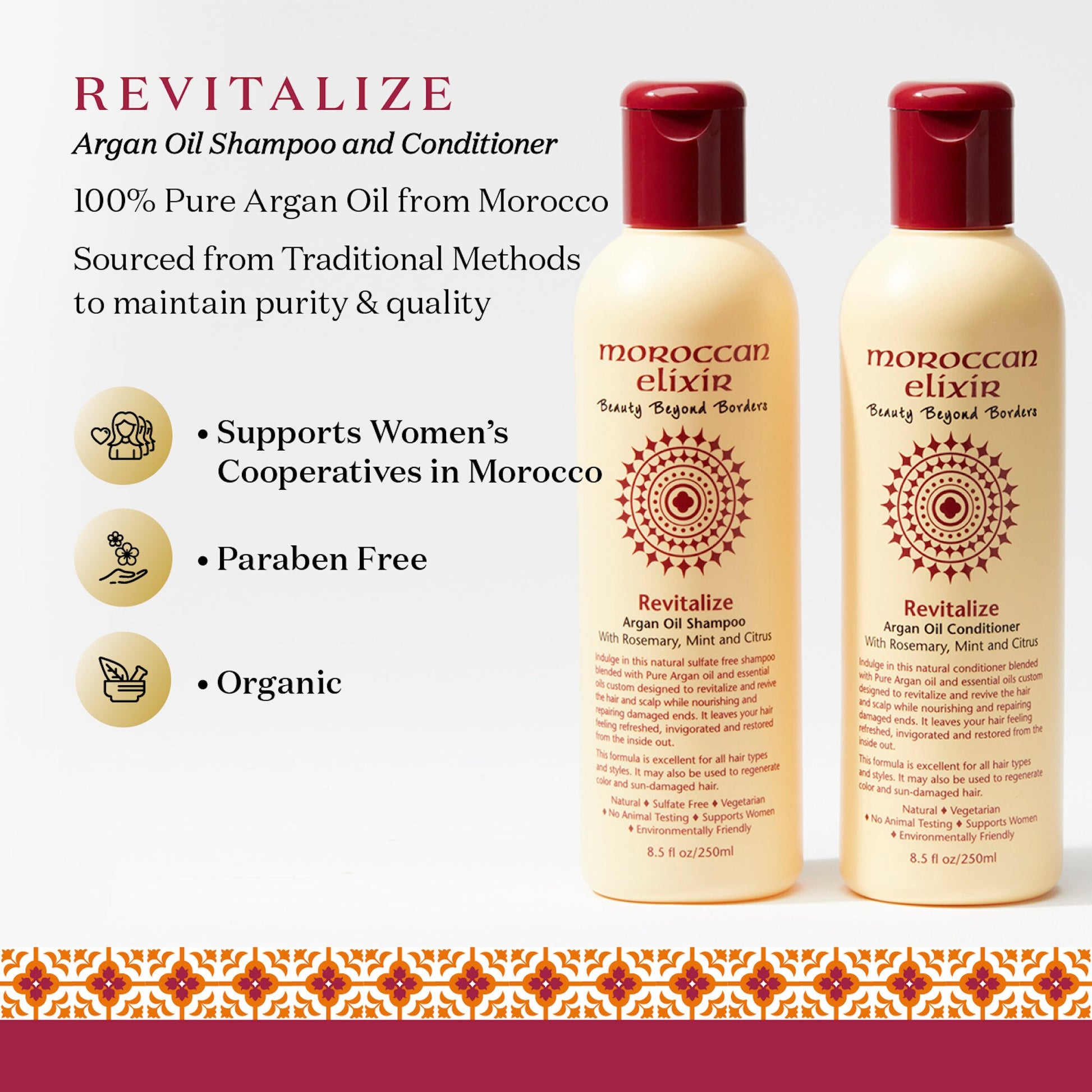 REVITALIZE Argan Oil Shampoo & Conditioner