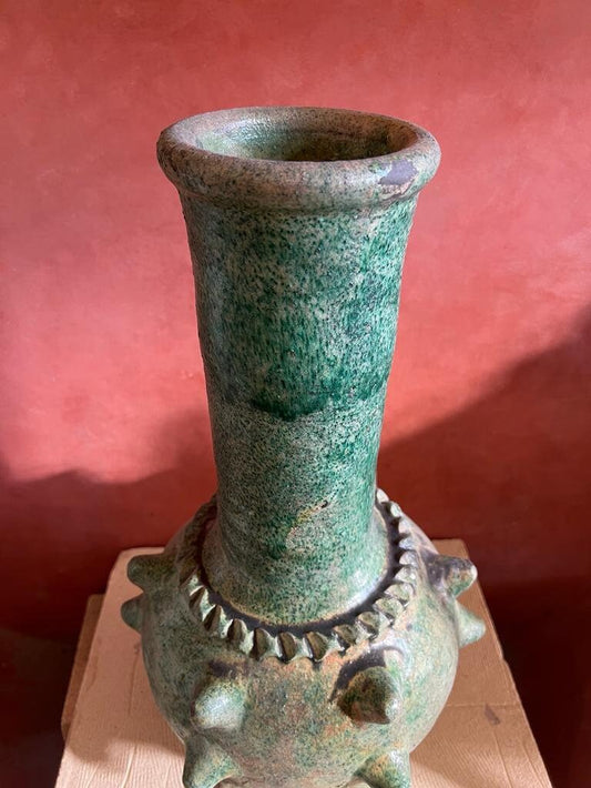Handmade Deco, Boho Tamegroute Decorative Vase