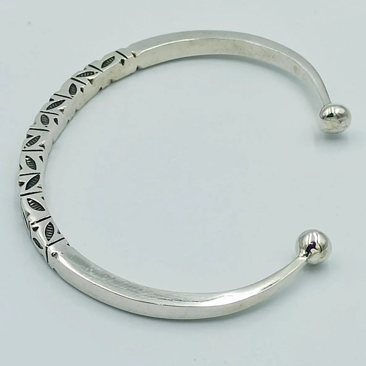 Silver Bracelet, Tuareg Jewelery, Tuareg Moroccan Bracelet with Ethnic Tuareg Engraving in 925 Silver, Unique Jewelry, Mens and Women Gift