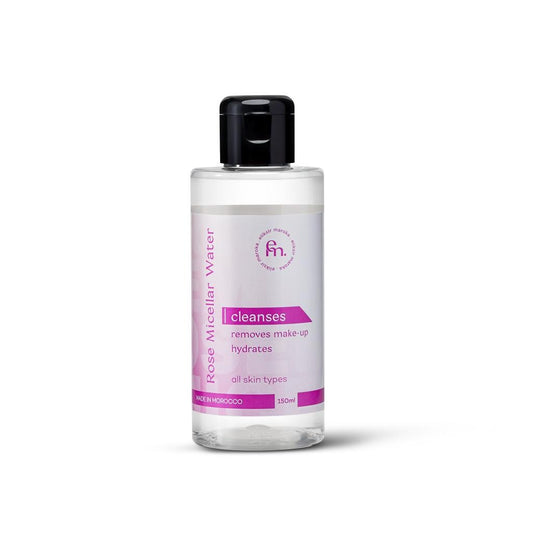 Rose Micellar Cleansing Water – Natural Makeup Remover & Hydrating Toner – Alcohol-Free, Vegan, for Sensitive Skin – 200Ml Face Cleanser