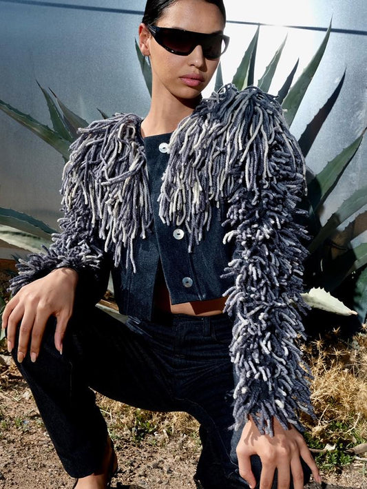 Milan’S Denim and Wool Jacket