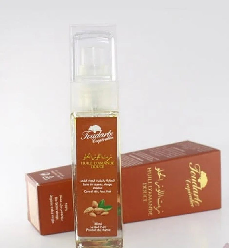 Sweet Almond Oil, 100% Pure Natural Organic Cold Pressed, Natural Moisturizer for Body Butter, Soap, Hair Growth, Face