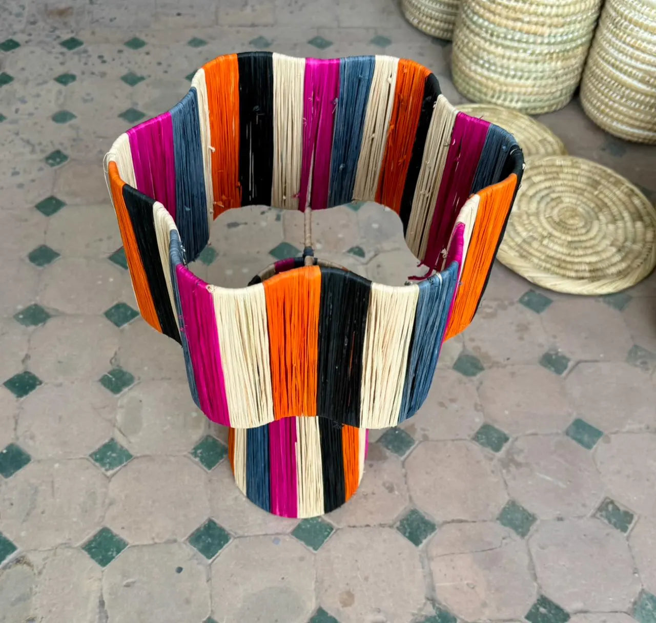 Raffia Lamp, Raffia Pendant Light ,Lamp Shade