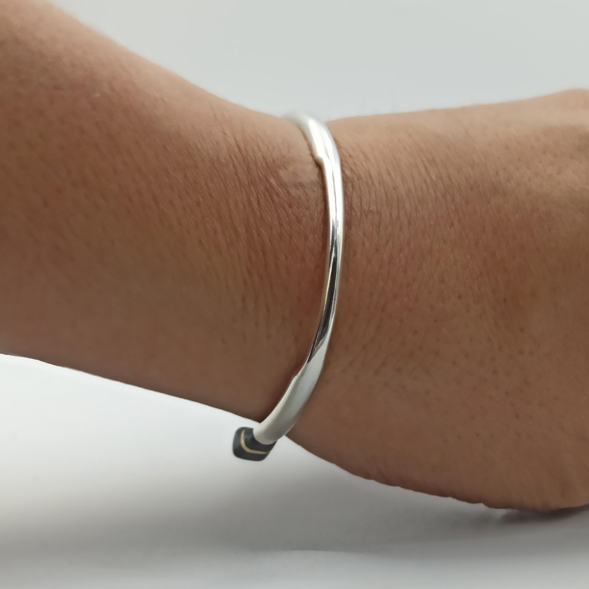 Open Bangle Bracelet, Ball Cuff Bracelet, Morocco Bracelet, 925 Sterling Silver Morocco Open Bracelet for Men & Women Trendy Bracelet