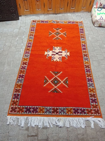 Vintage Berber Rug - Moroccan Taznakht Rug. Handmade Wool Rug. Authentic Moroccan Rug.Taznakht Rug. Vintage Rug. Glaoui Rug. Berber Rug
