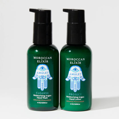 CLEANSE + PROTECT Moisturizing Argan Hand Wash and Lotion (Set of 2)