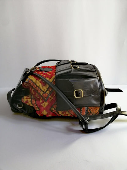 Versatile Black Leather Backpack - Timeless Elegance for Everyday Use, Stylish Black Leather Backpack, Black Leather Backpack