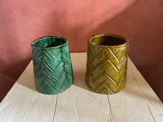 Small Terracotta Pots, Tamegrout Vase