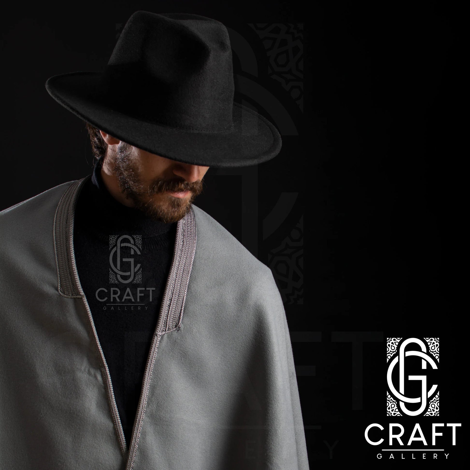 Moroccan Handmade _ Luxury Winter Warm Cape _ Hooded Long Overcoat_ Poncho Winter Coat Silham Burnous