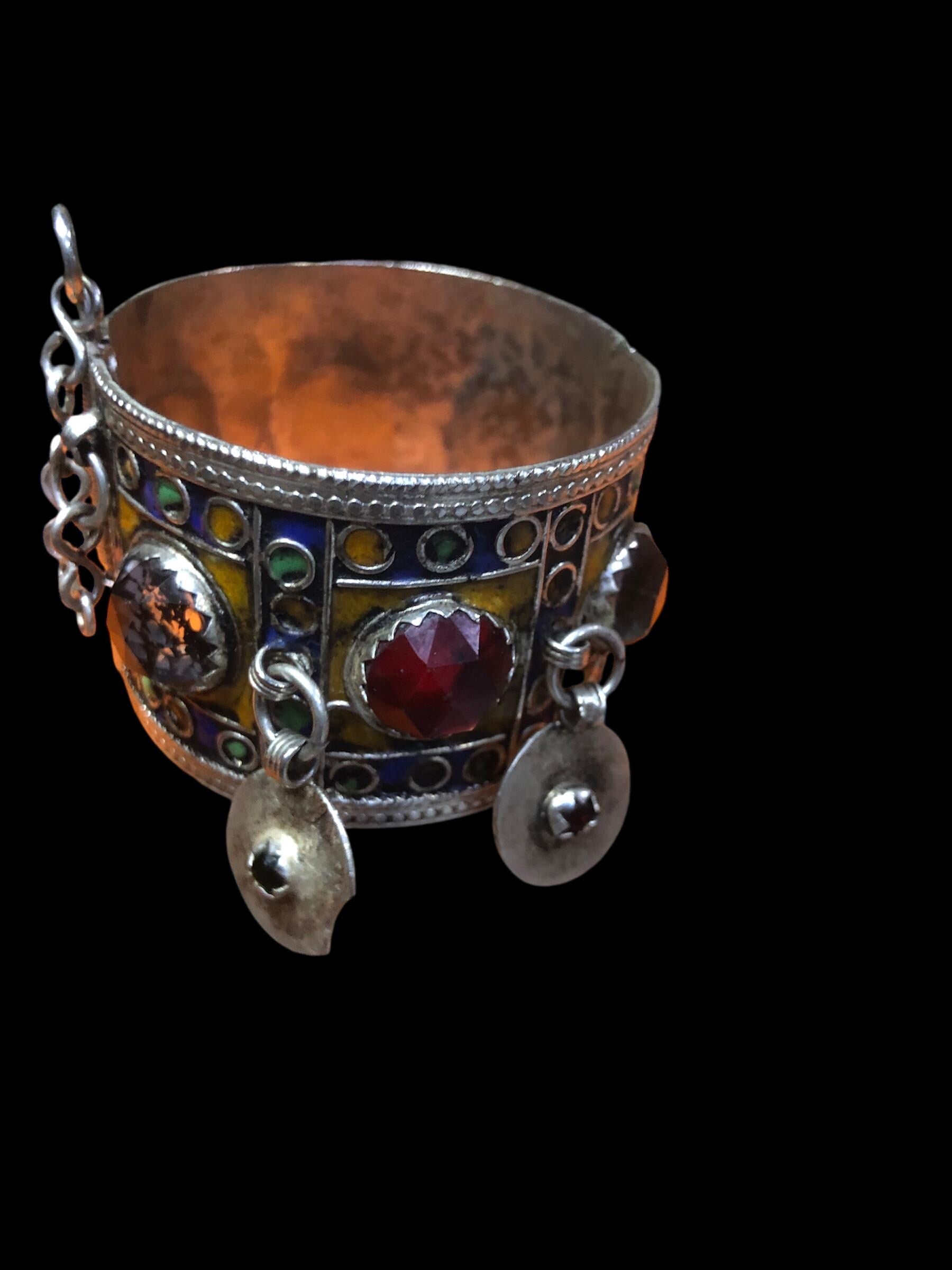 Email Bracelet, Berber Jewelry, Tuareg Jewelry, Handmade Bracelet, Traditional Bracelet, Tuareg, Old Jewelry, Metal Bracelet Made by Hand