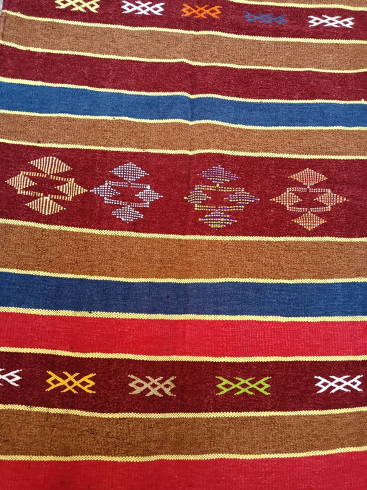 Cactus Silk Rug - Moroccan Cactus Silk Kilim Handmade .Cactus Silk Rug ,Sabra Carpet Berber Authentic Azilal Area Rug. Sabra Rug