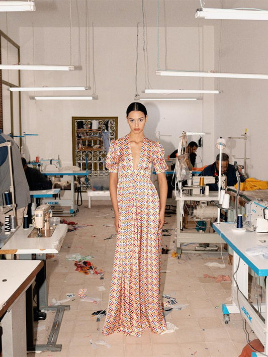 Alexia’S Dress Geometric Colours
