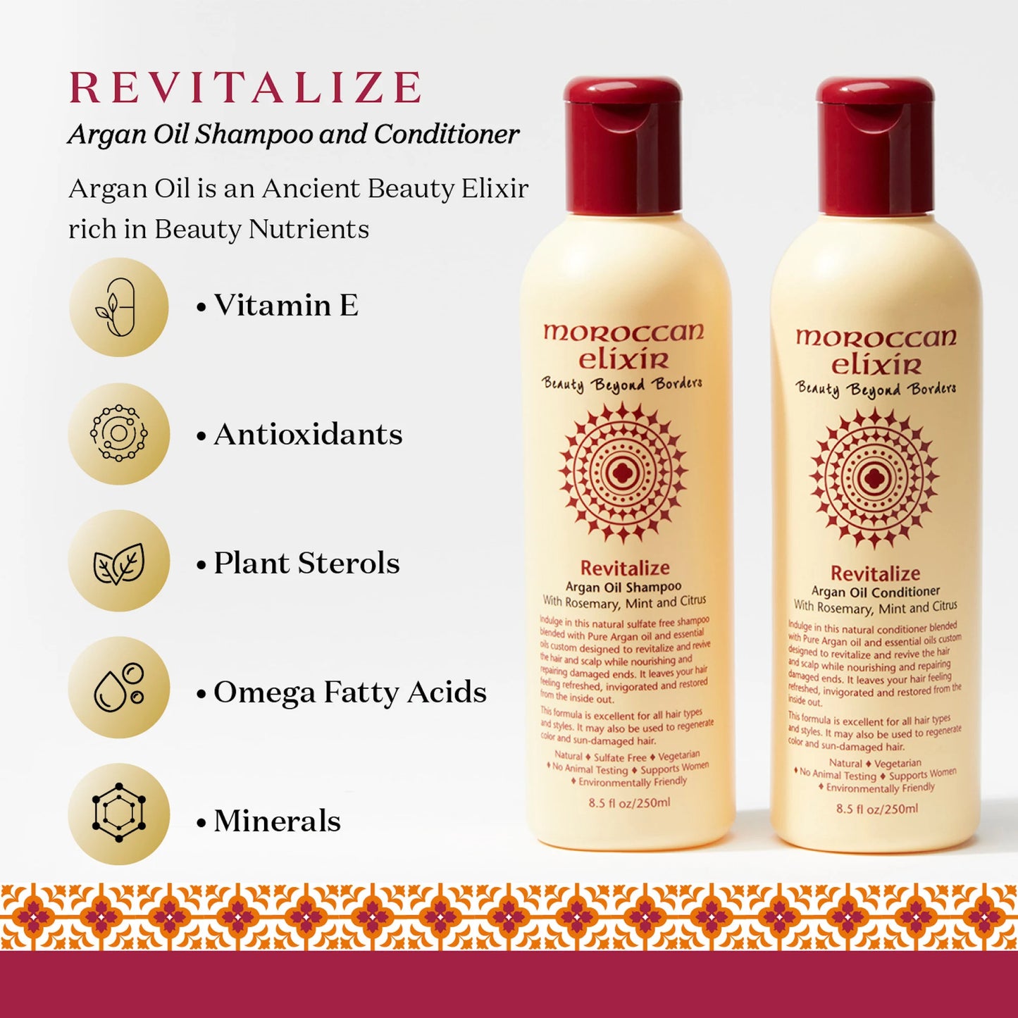 REVITALIZE Argan Oil Shampoo & Conditioner