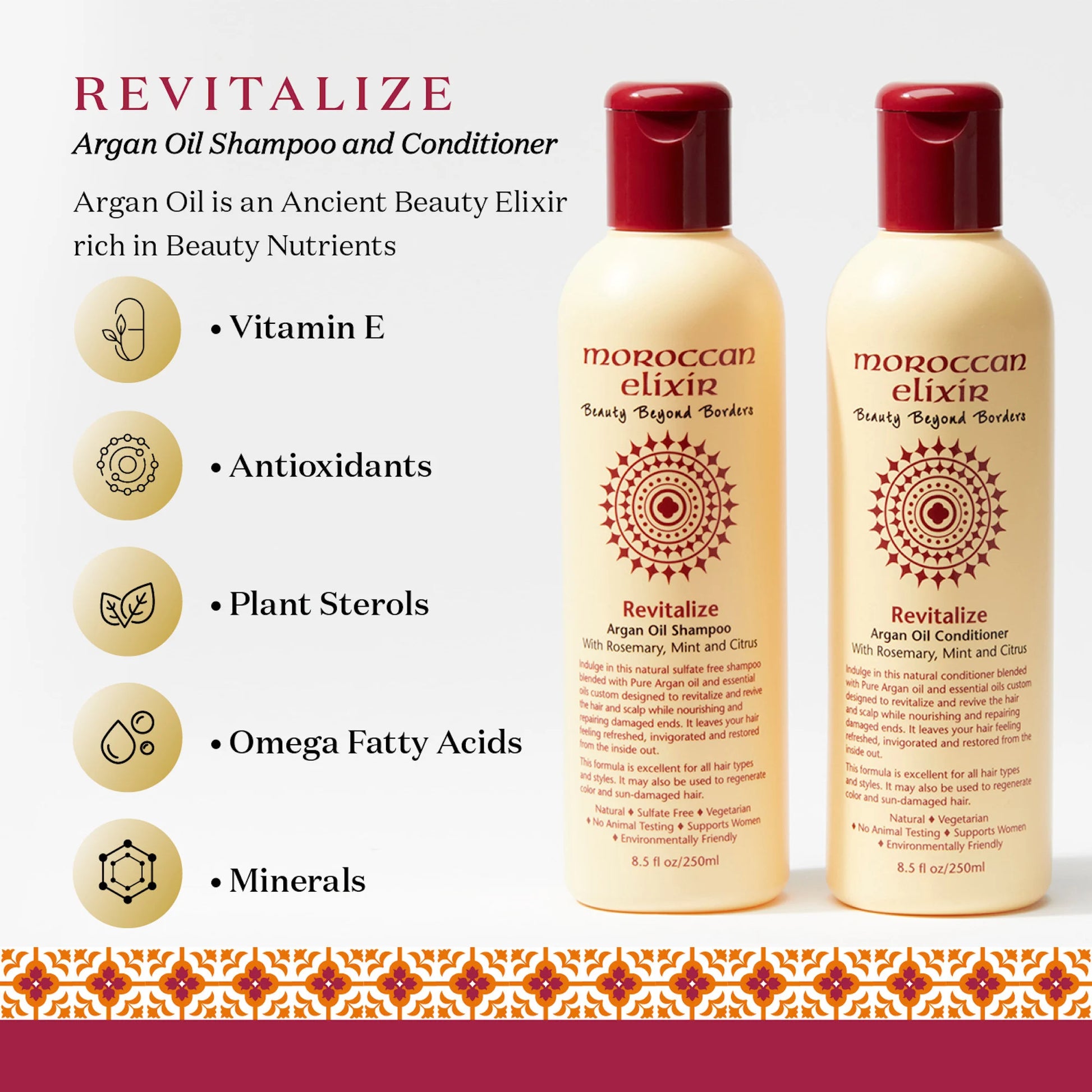 REVITALIZE Argan Oil Shampoo & Conditioner