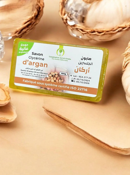 Handmade Moroccan Soaps with Prickly Pear, Argan, Blue Nila, and Saffron