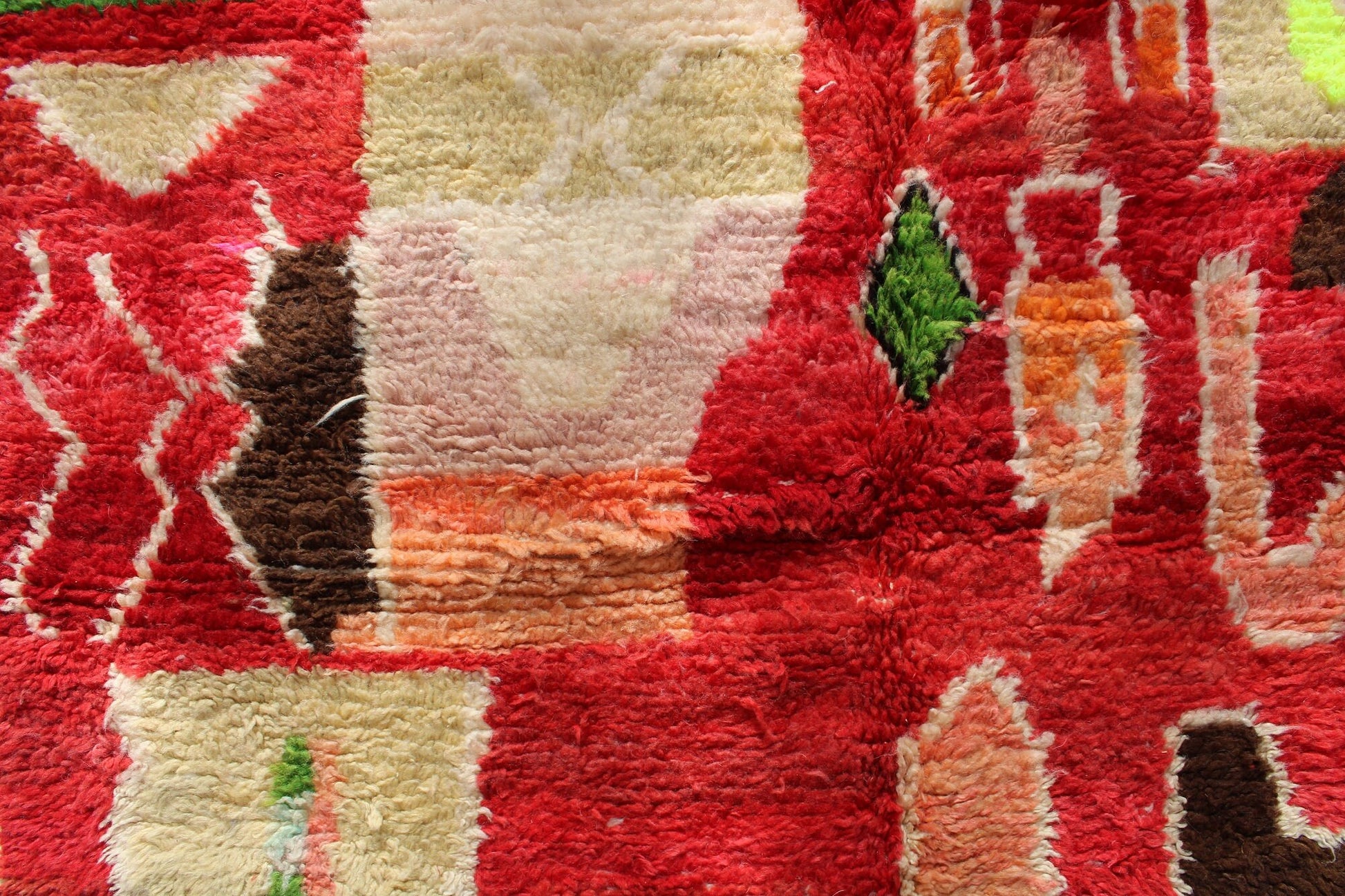 Morrocan Rug, Colorful Handmade Rug, Moroccan Rug Small, Vibrant Berber Rug, Vintage Area Rug, Beni Ourain Carpet, Boujad Rug, Teppich, Rugs