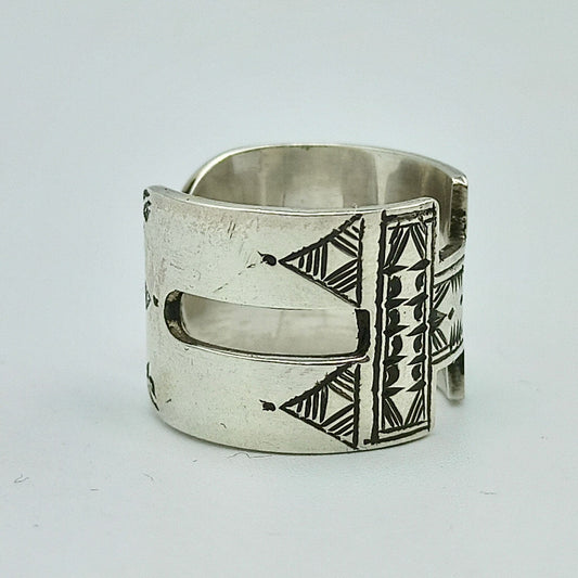 Silver Ring, Engraved Ring, Unique Boho Ring, 925 Sterling Silver, Engraved Ring, Crafted Ring, Perfect for Any Occasion
