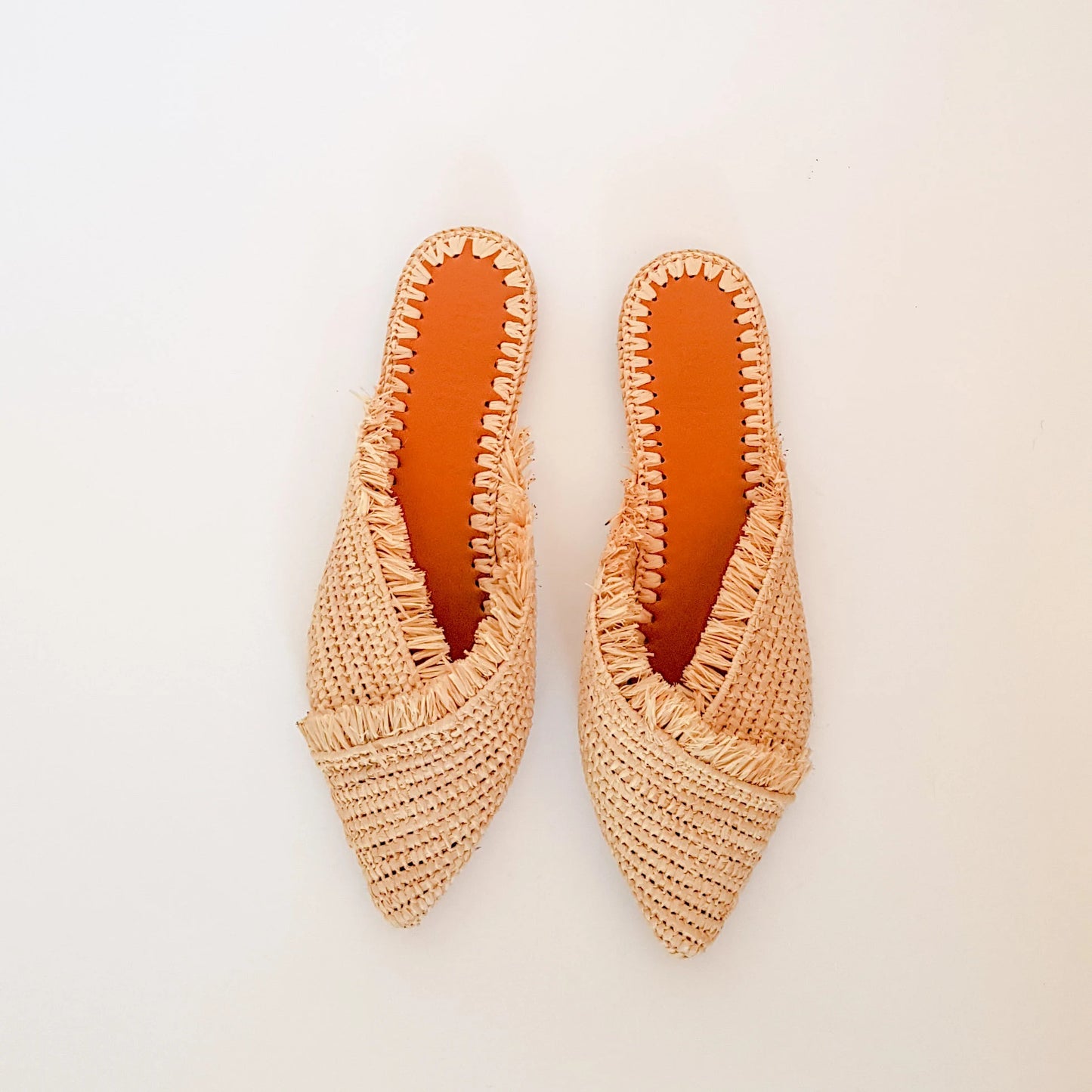 Raffia Shoes, Handmade Slippers, Natural Summer Mules, Moroccan Shoes, High End Raphia Flats, Moroccan Babouch