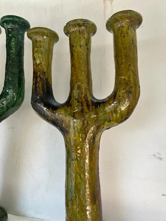 Candle Holder, Bohemian Tamegroute Candle Holder