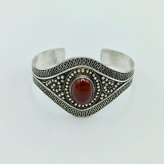 Sterling Silver Bracelet, Handcrafted Bracelet That Sets Your Style Ablaze - Perfect for Any Occasion
