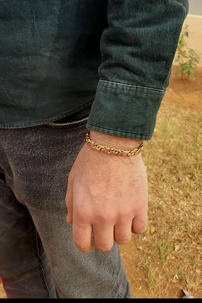 Adjustable Pure Mens Copper Bracelet, Unisex Copper Bangle, Untreated Copper Bracelet, Copper Cuff for Arthritis Relief