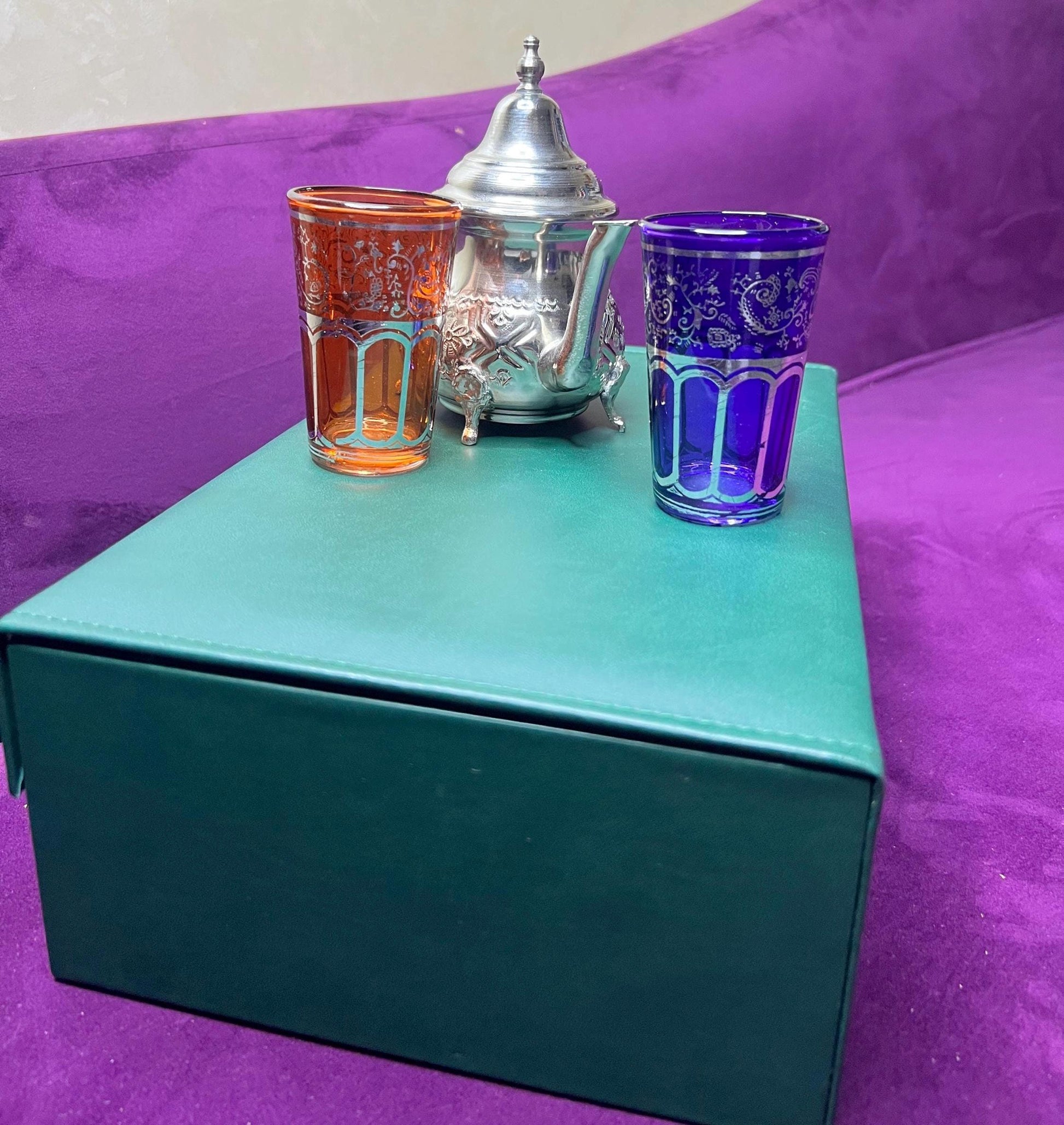 Traditional Moroccan Tea Set – Elegance in Every Sip