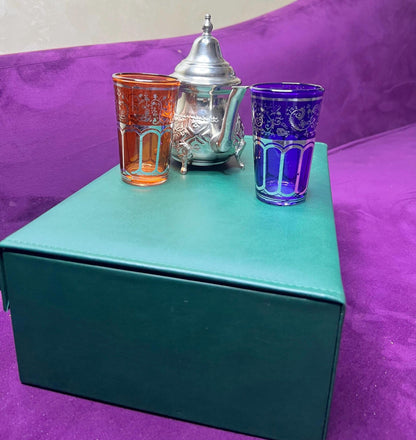 Traditional Moroccan Tea Set – Elegance in Every Sip