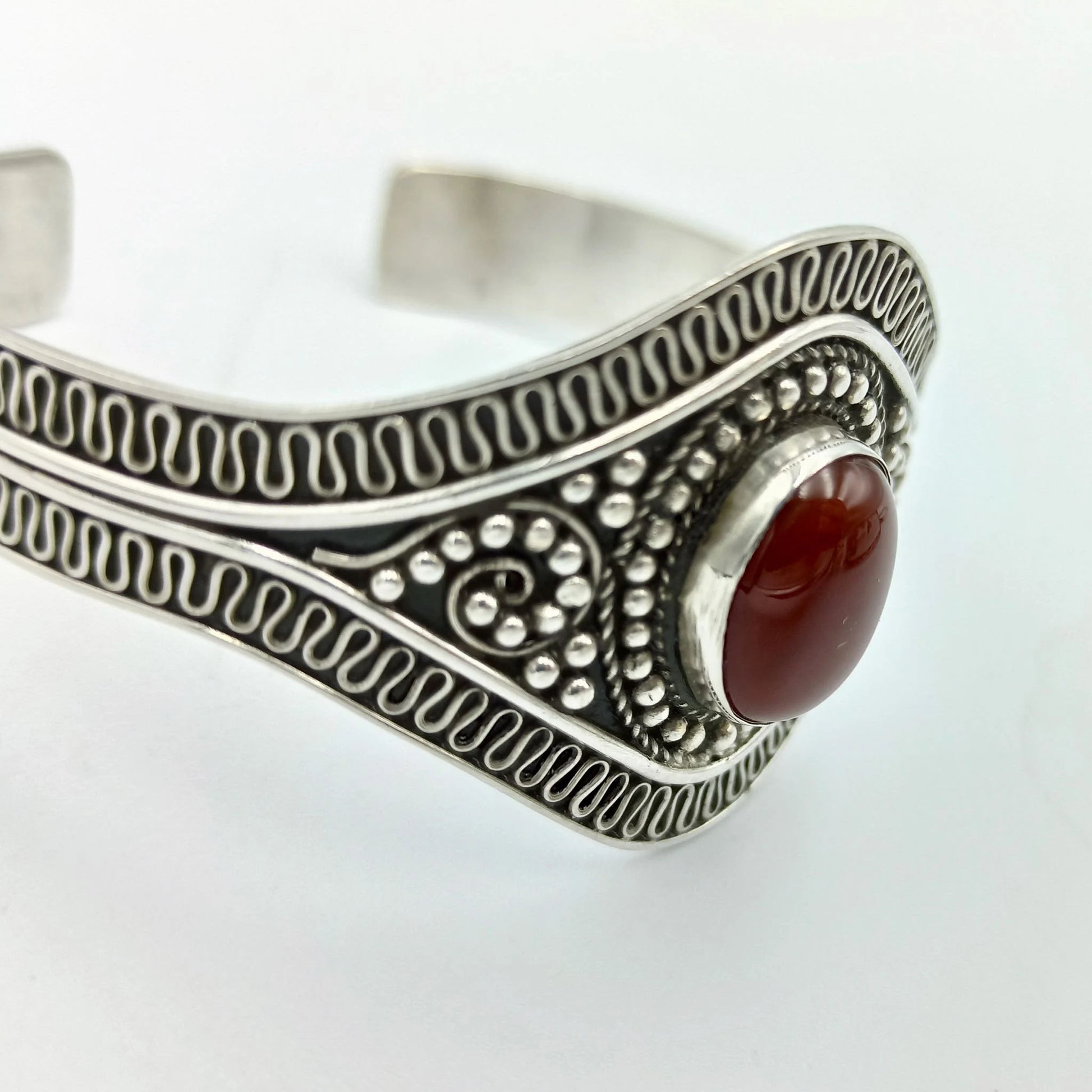 Sterling Silver Bracelet, Handcrafted Bracelet That Sets Your Style Ablaze - Perfect for Any Occasion