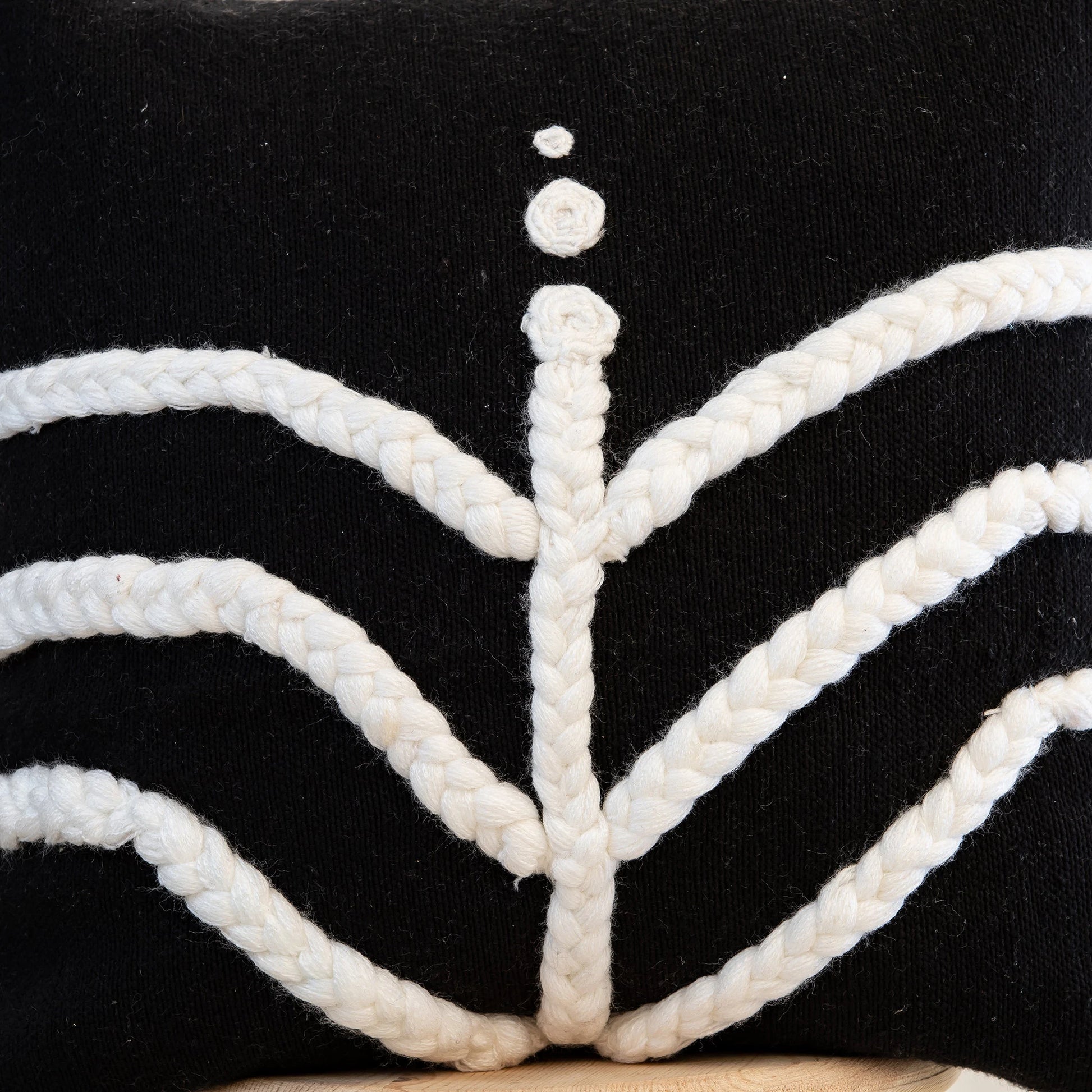Black and White Pillow - Handmade Pillow - Moroccan Pillow-Livingroom Pillow - Bedroom Pillow - Custom Pillow
