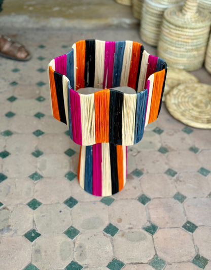 Raffia Lamp, Raffia Pendant Light ,Lamp Shade