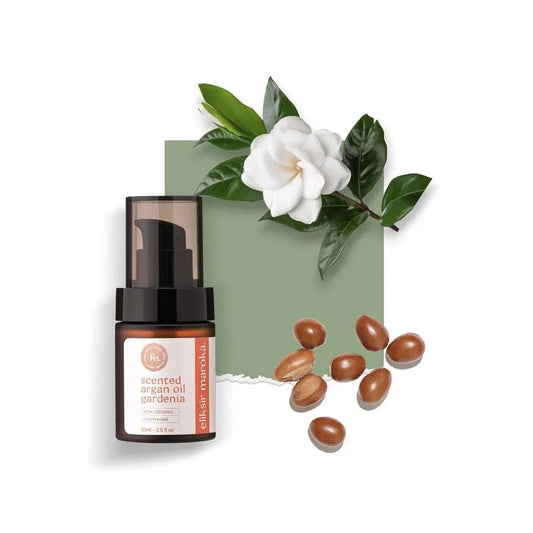 Gardenia Scented Argan Oil | Natural Moisturizer for Skin & Hair | Hydrating Moroccan Beauty Oil | Perfect Gift for Her and Selfcare