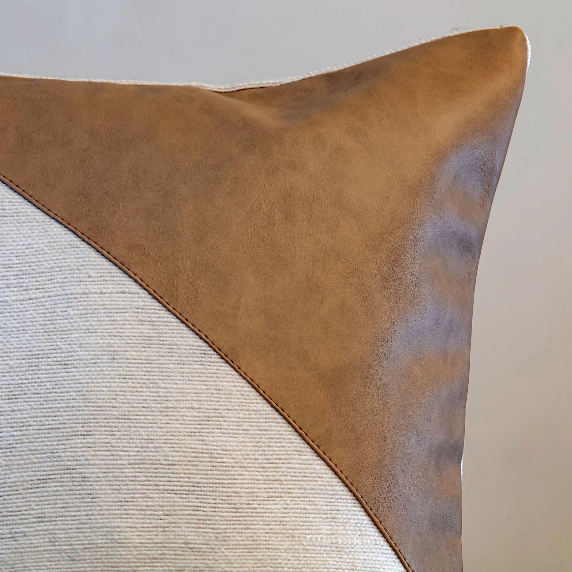 White and Natural Moroccan Decorative Pillow - Handmade Pillow -Livingroom Pillow - Bedroom Pillow - Custom Pillow