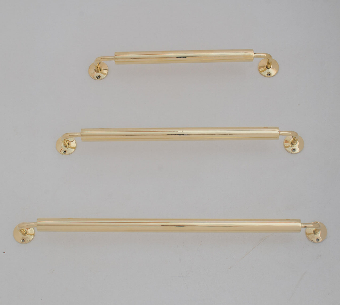 Brass Towel Rack for Bathroom, Wall Mounted Towel Bar, Towel Rod, Unlacquered Brass Towel Hanger
